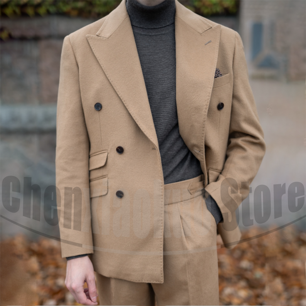 Men Formal Wear 2025 - Men's Double Breasted Suit Formal Blazer
