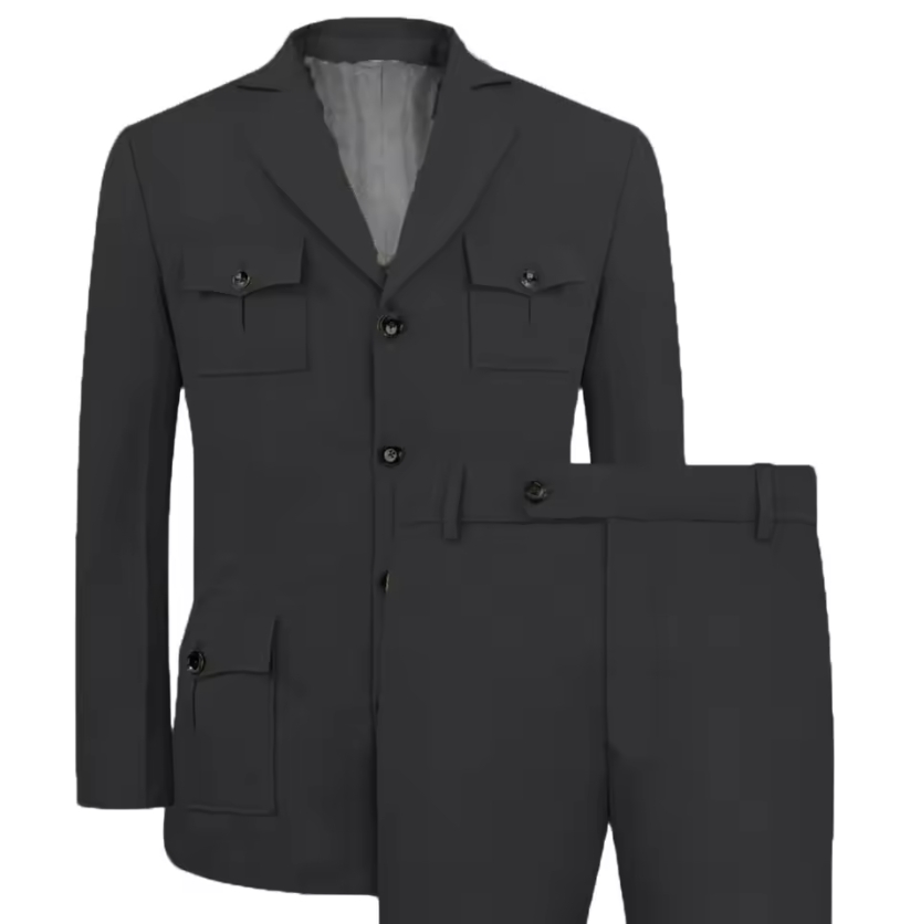 Men's Suits Jakcet Casual Khak - Khaki Formal Wear Men recensie en prijs