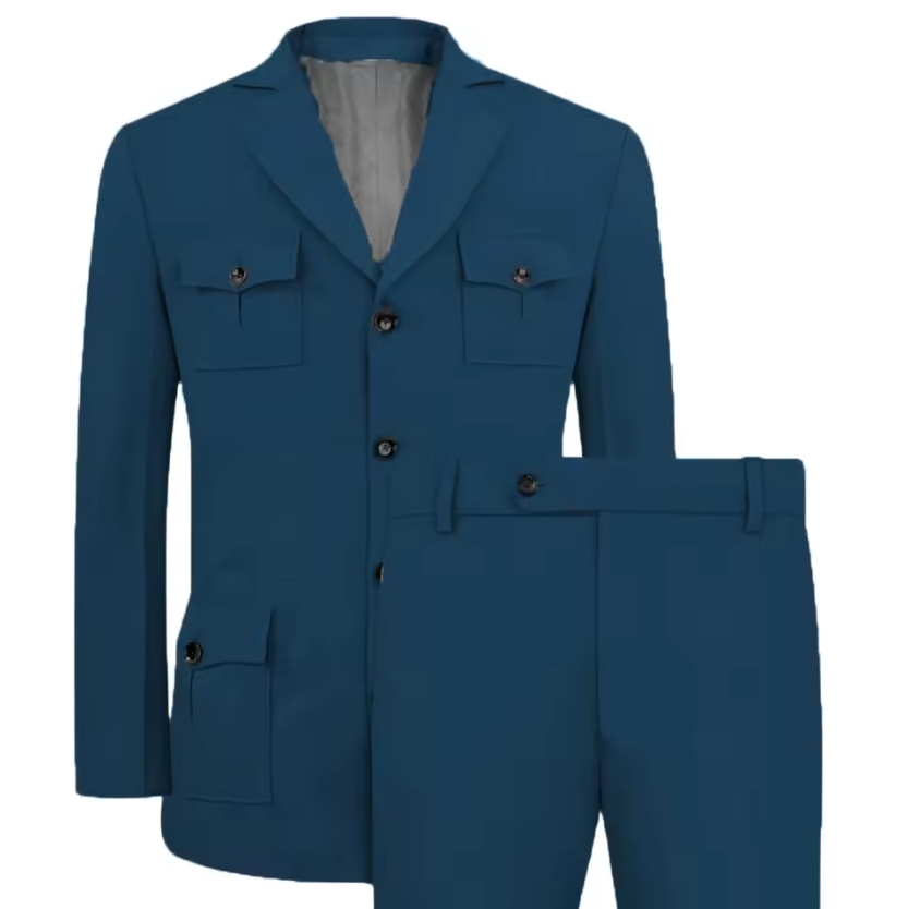 Men's Suits Jakcet Casual Khak - Khaki Formal Wear Men recensie en prijs