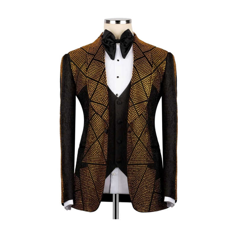 Gold Beads Men Suit Attire For - Men'S Formal Wear Attire recensie en prijs