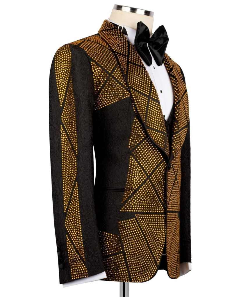 Gold Beads Men Suit Attire For - Men'S Formal Wear Attire recensie en prijs