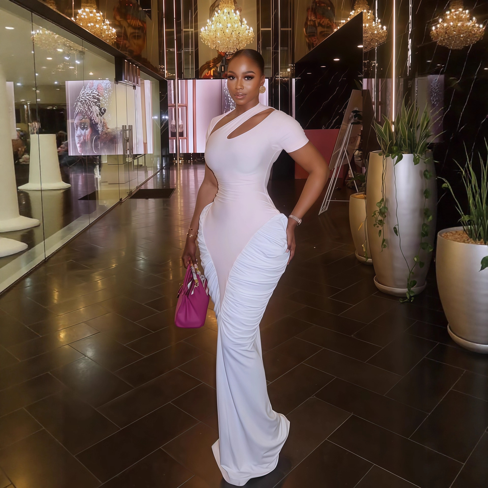 Women's Elegant Ruched Dress A - Men'S Formal Wear For Wedding Guest recensie en prijs