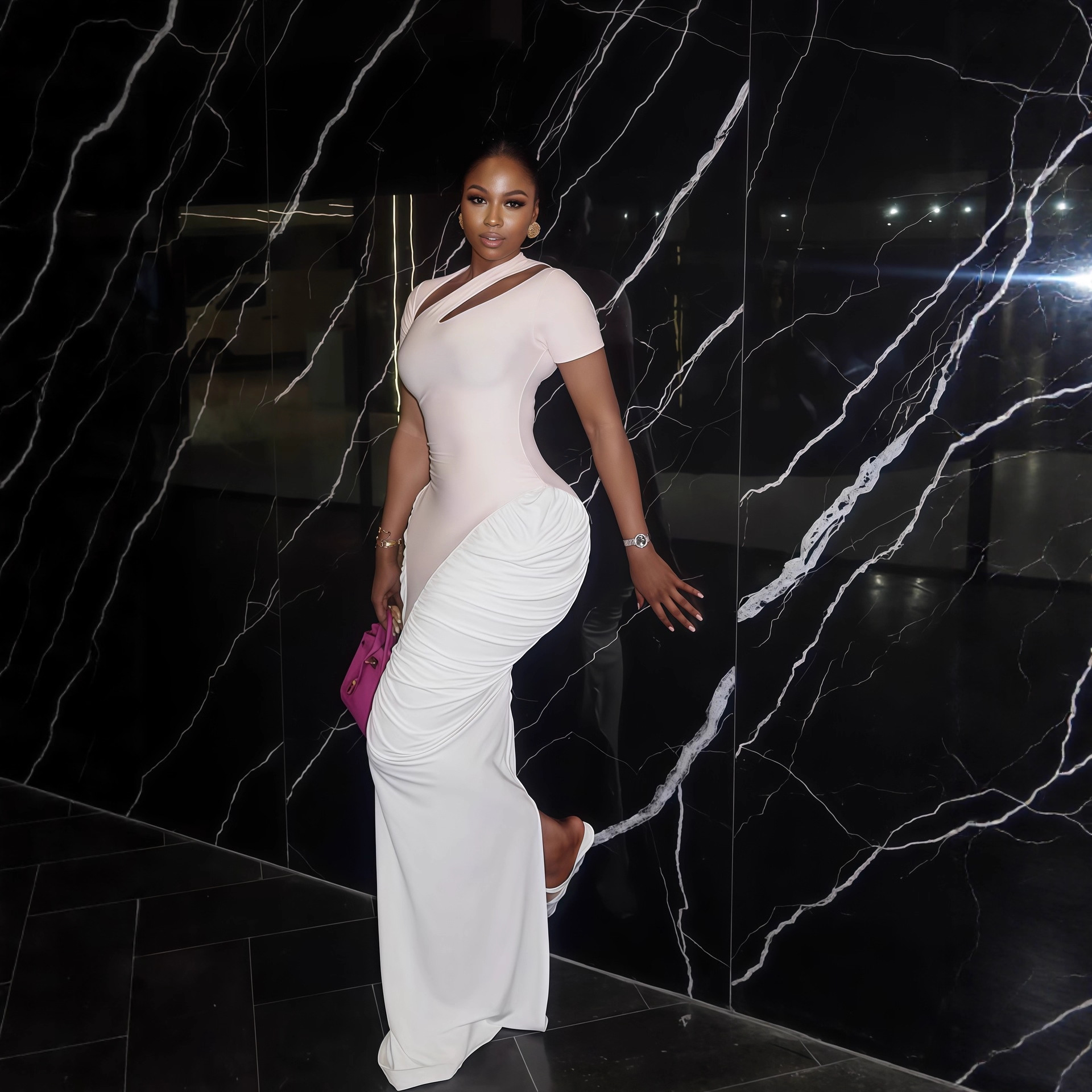 Women's Elegant Ruched Dress A - Men'S Formal Wear For Wedding Guest recensie en prijs