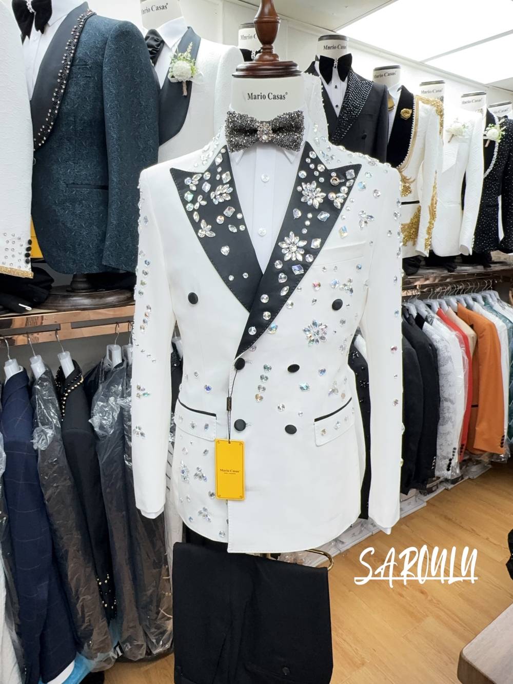 2025 Sparkly In Stock Crystals - Men Formal Wear 2025 recensie en prijs