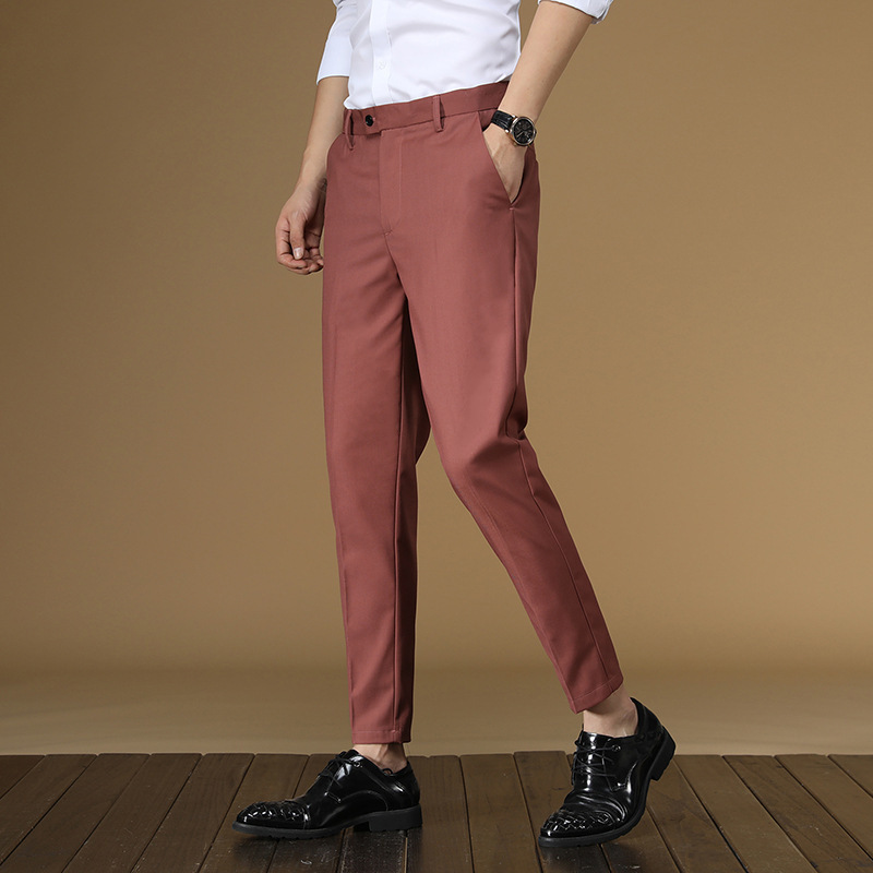 Summer Suit Pants Men Red Blac - Men Formal Wear Dress recensie en prijs
