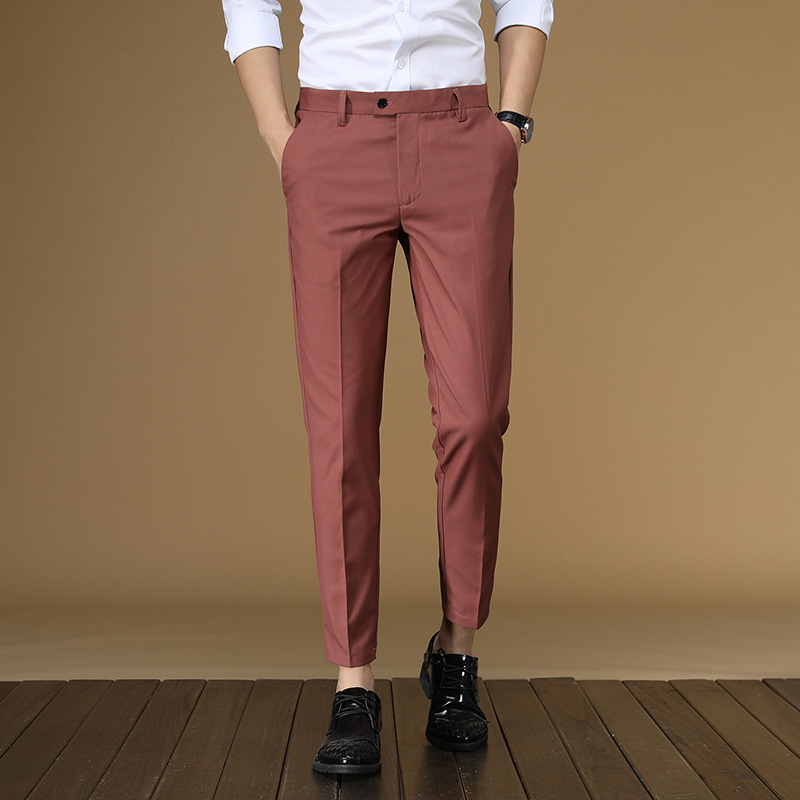 Summer Suit Pants Men Red Blac - Men Formal Wear Dress recensie en prijs