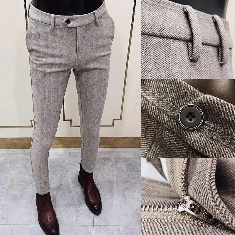 Autumn Winter Thickened Woolen - Men Formal Wear Dress recensie en prijs