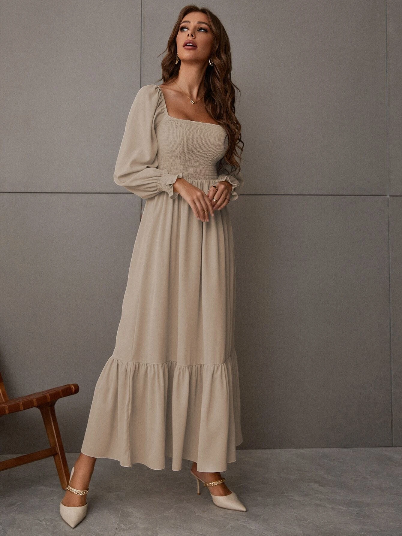 Women's Ruched Ruffle Hem A Li - Men'S Formal Wear For Wedding Guest recensie en prijs