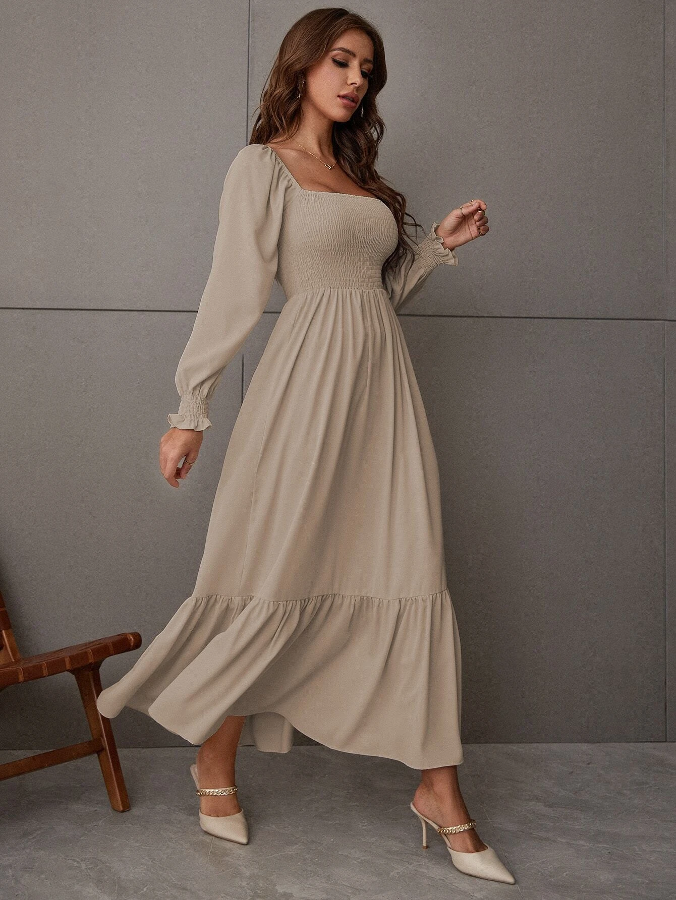 Women's Ruched Ruffle Hem A Li - Men'S Formal Wear For Wedding Guest recensie en prijs