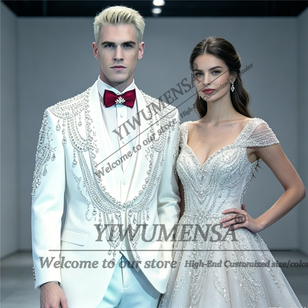 Male Fashion Beading Crystals  - Men'S Formal Wear Attire recensie en prijs