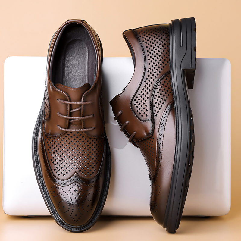 Summer New Leather Shoes Men's - Formal Men Office Wear Sandals recensie en prijs