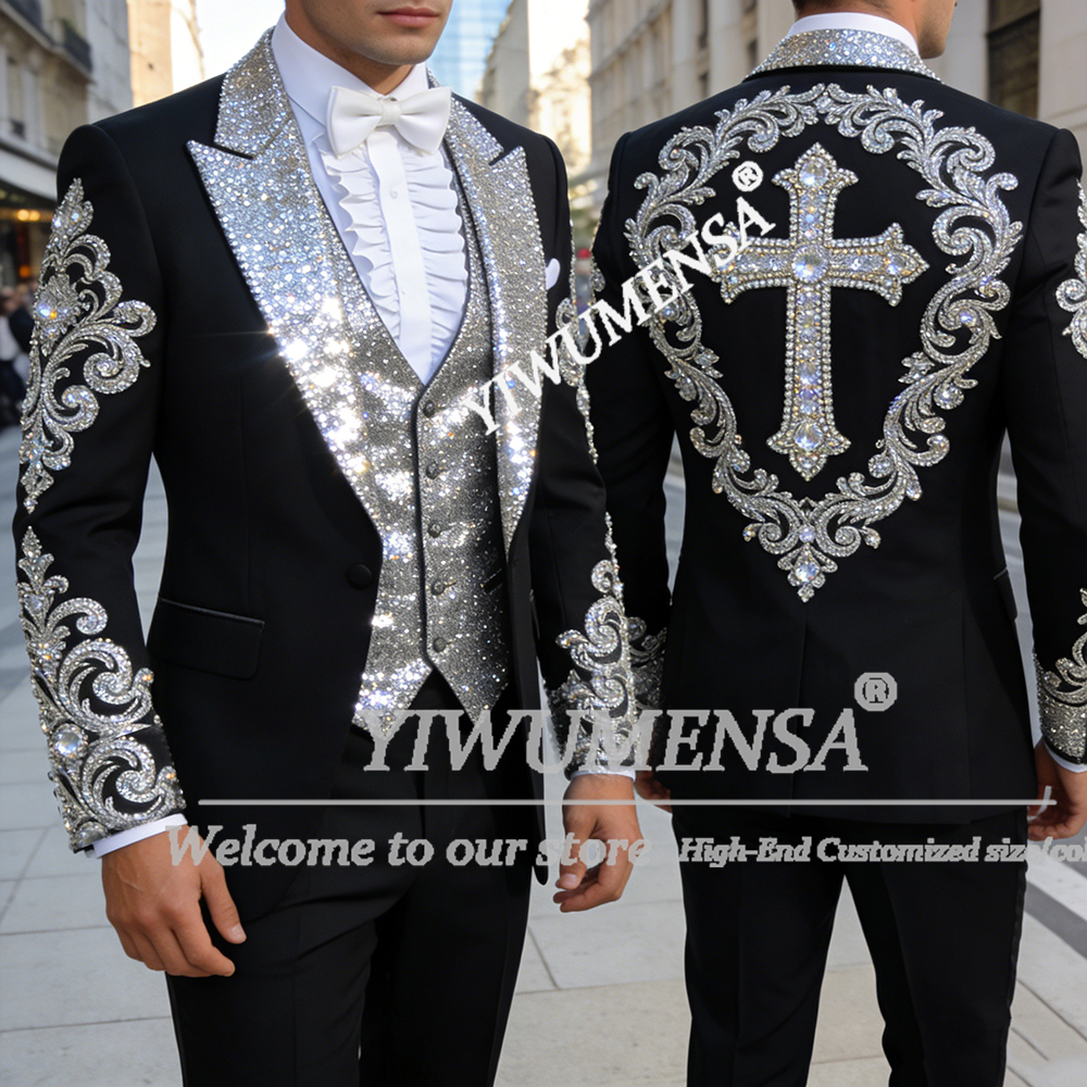 Luxury Men's Suit Sparkly Bead - Men'S Formal Wear Attire recensie en prijs