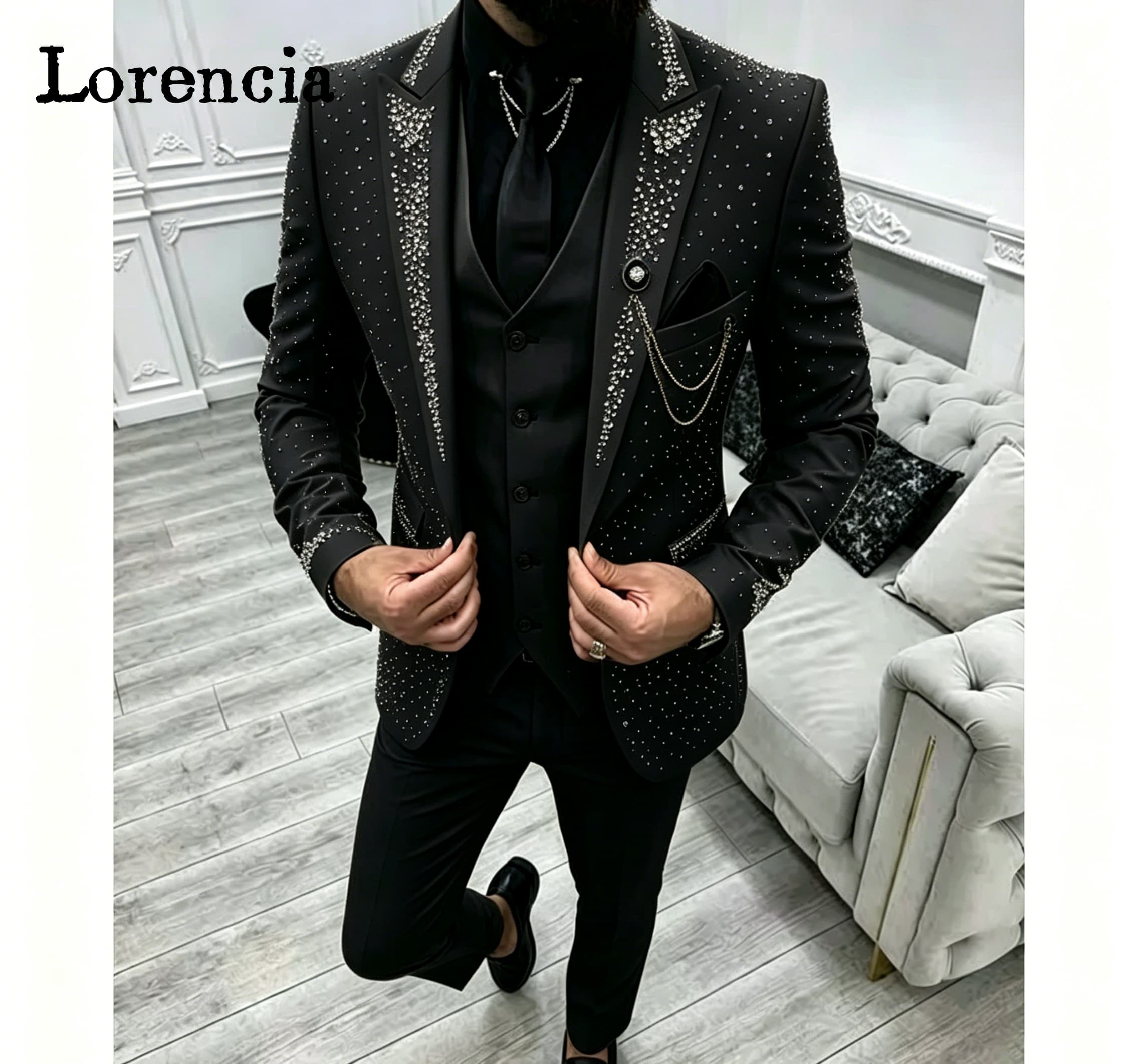 Luxury 3 Piece Formal Men's Su - Men'S Formal Evening Wear recensie en prijs