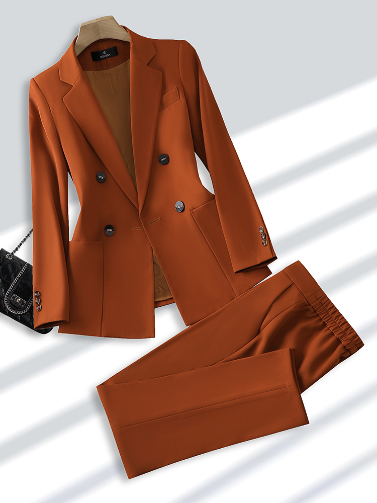 Fashion Ladies Pant Suit Forma - Khaki Formal Wear Men recensie en prijs