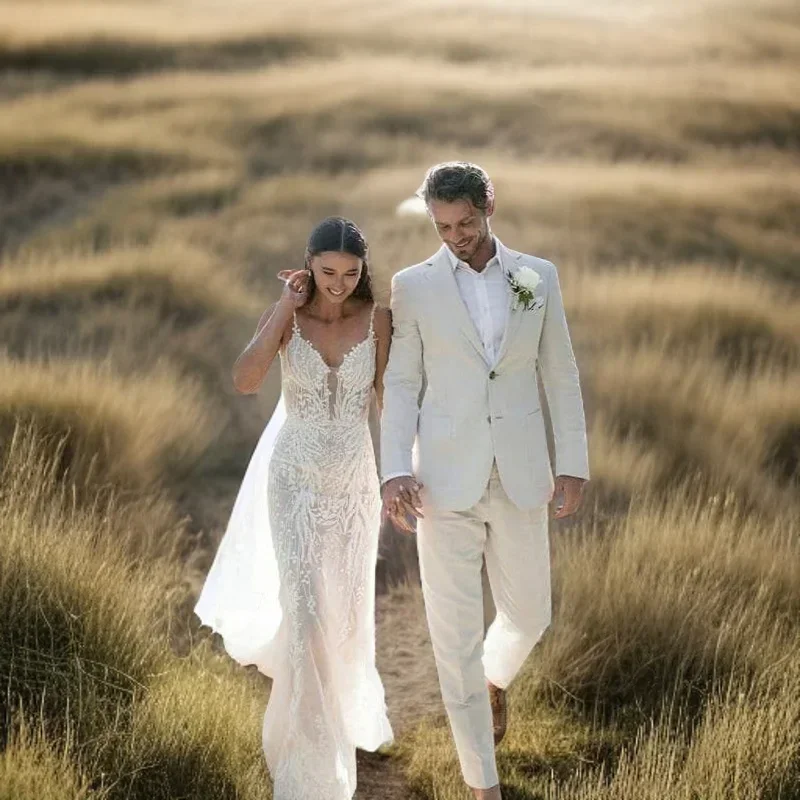 Linen Wedding Tuxedo For Men S - Men'S Formal Wear Attire recensie en prijs