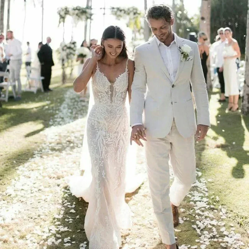 Linen Wedding Tuxedo For Men S - Men'S Formal Wear Attire recensie en prijs