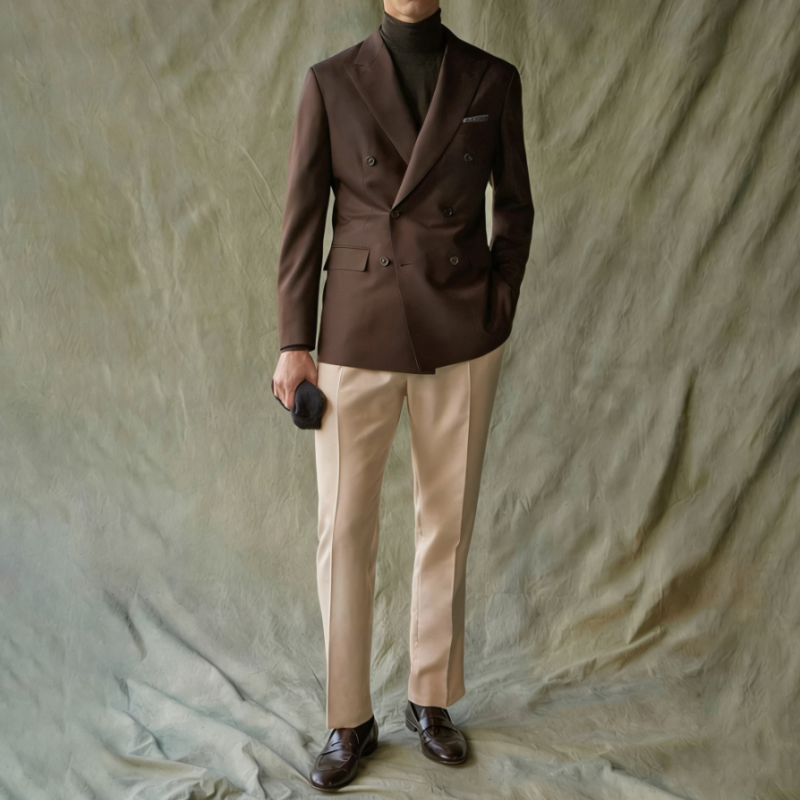 Elegant Suits For Men Wedding  - Khaki Formal Wear Men recensie en prijs