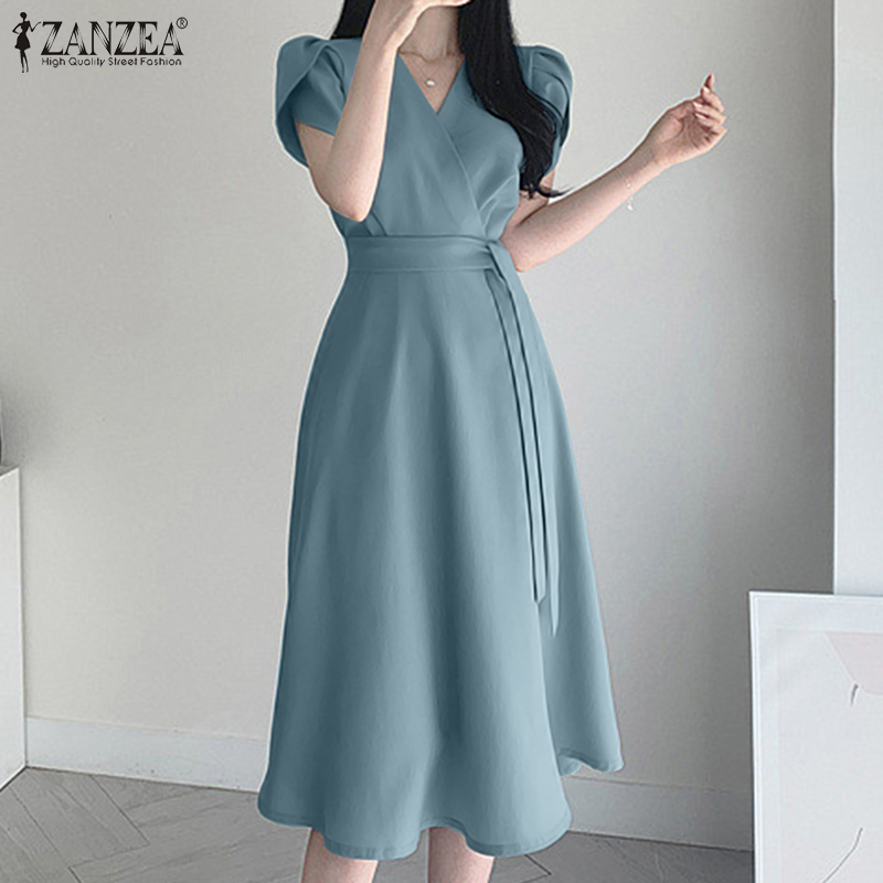 ZANZEA Women's Elegant Midi Te - Men'S Formal Wear For Wedding Guest recensie en prijs