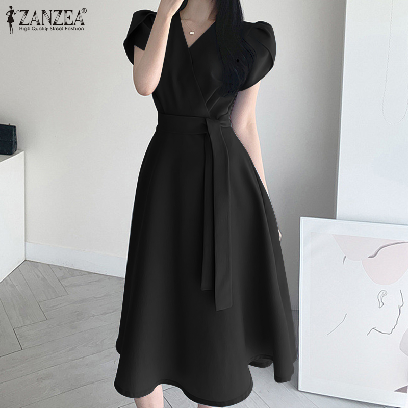 ZANZEA Women's Elegant Midi Te - Men'S Formal Wear For Wedding Guest recensie en prijs