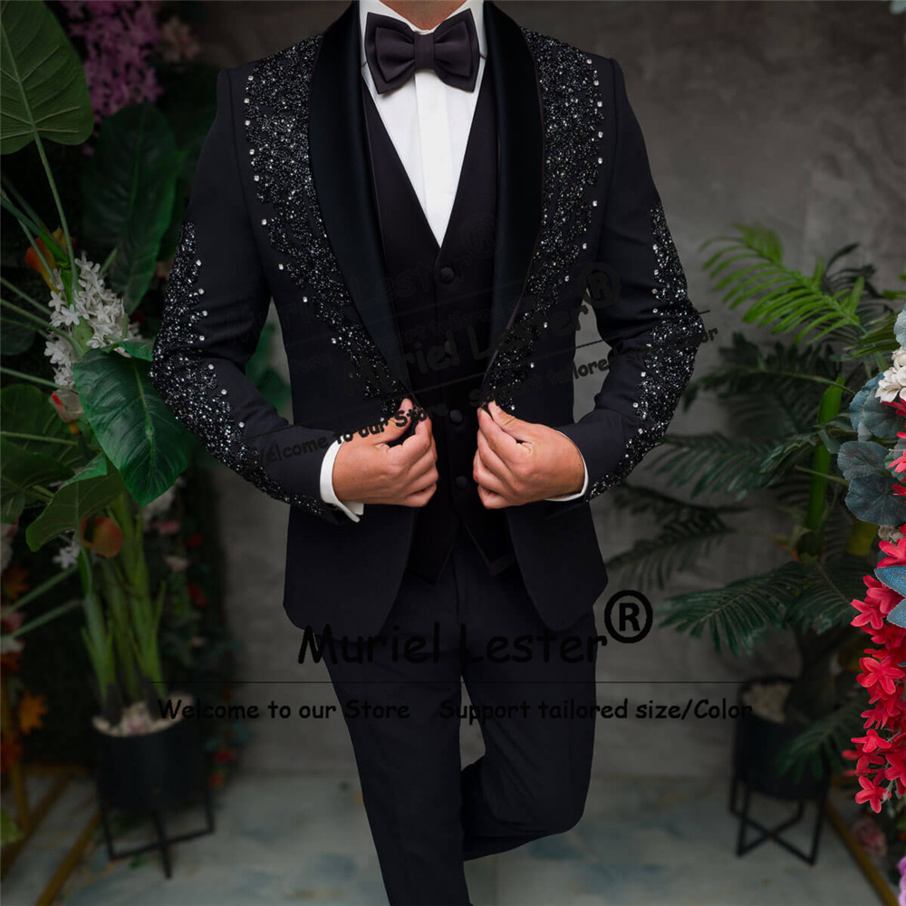 Sparkly Crystals Beaded Suits  - Men'S Formal Wear Attire recensie en prijs