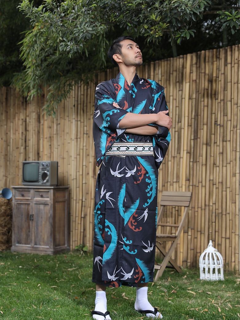 Japanese Kimono With Belt Men' - Traditional Japanese Men'S Formal Wear recensie en prijs