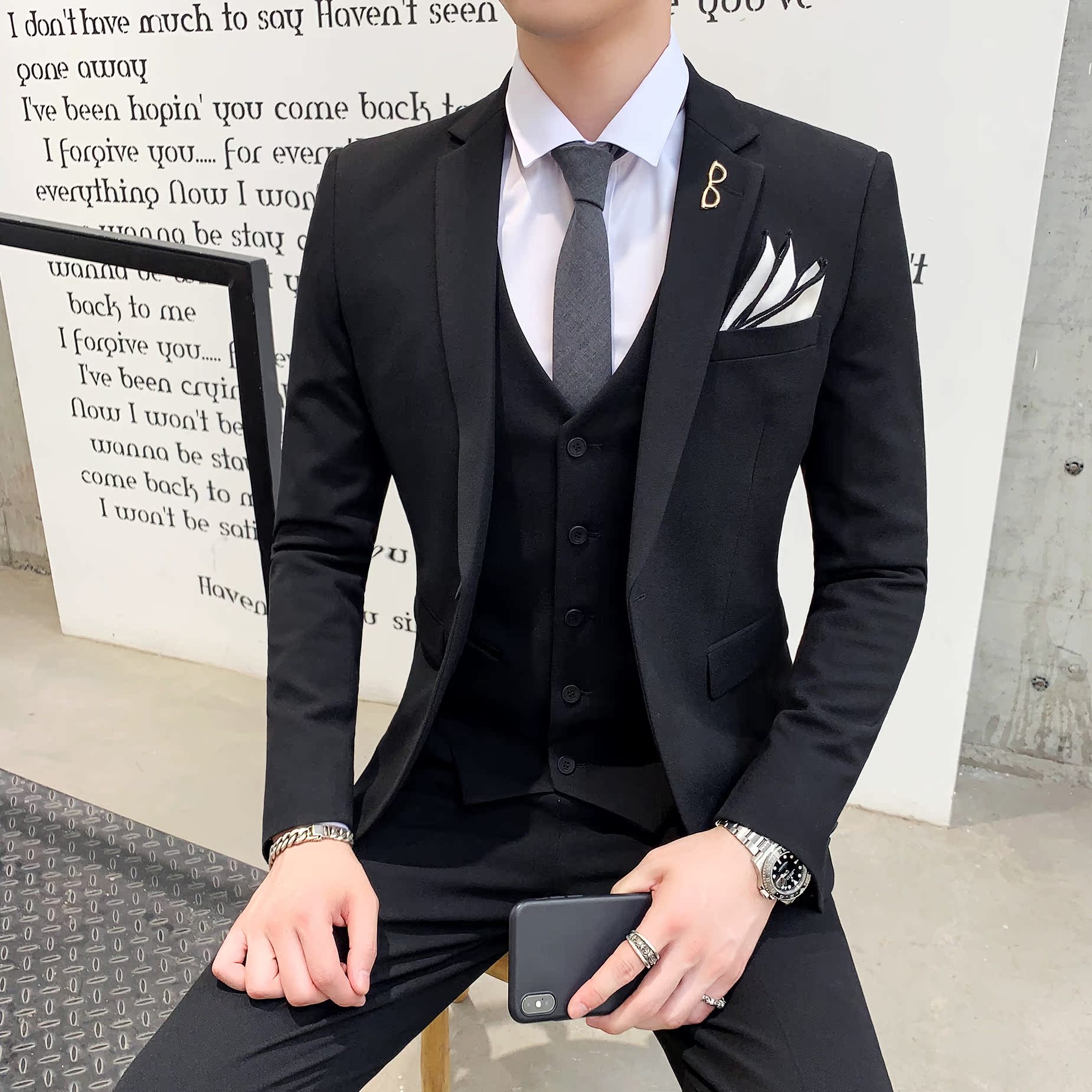 Three-piece suit men's formal  - Men Formal Wear Options recensie en prijs