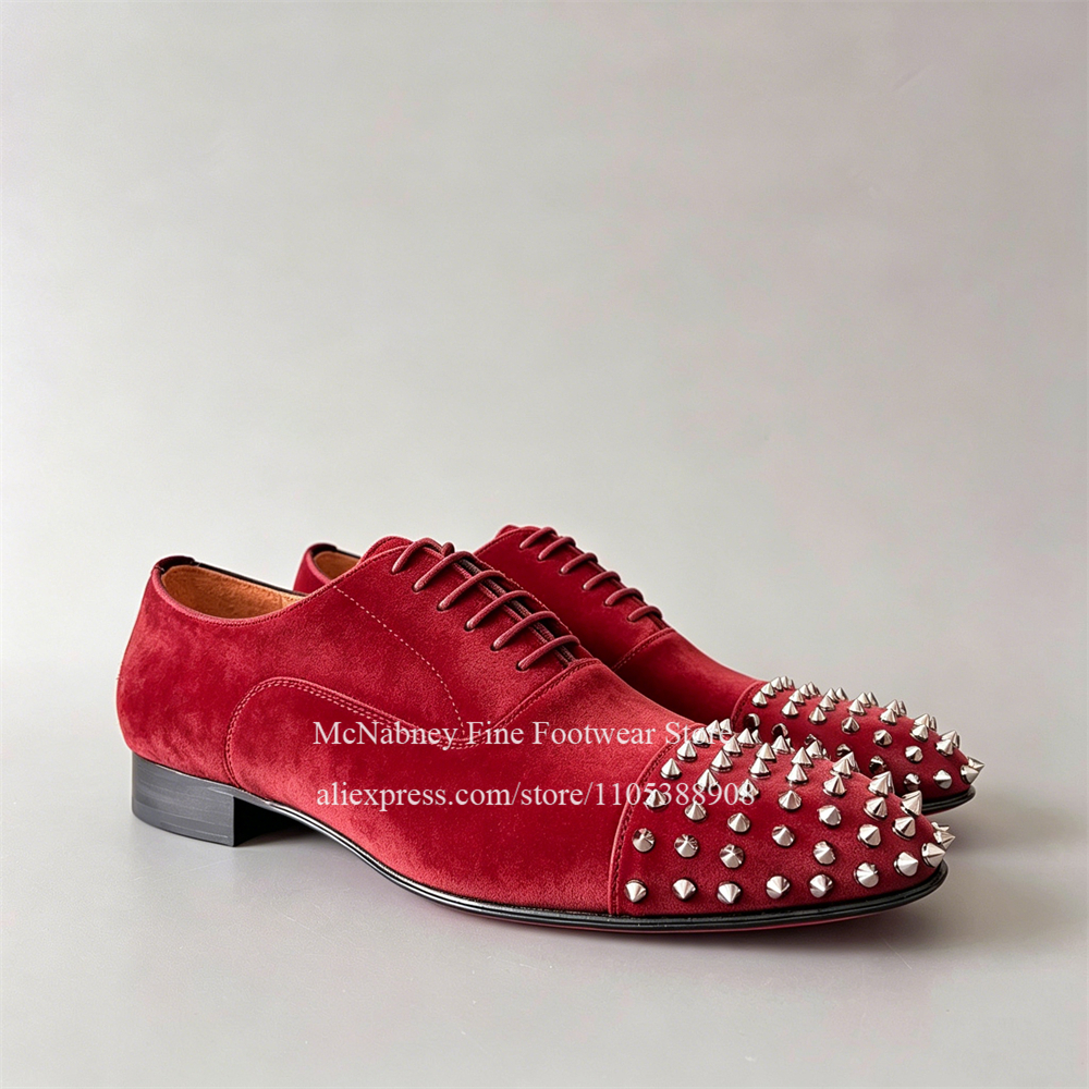 Spike Studs Leather Dress Shoe - Men Formal Wear Dress recensie en prijs