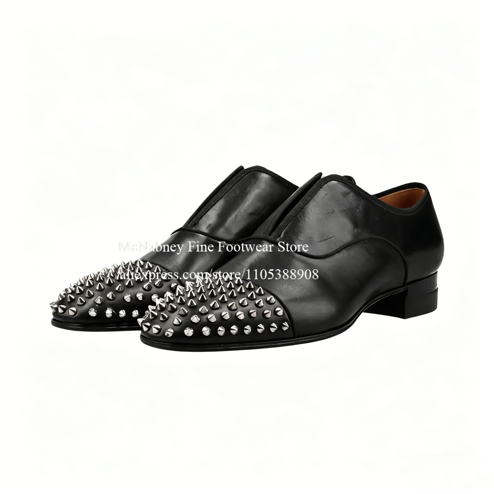 Spike Studs Leather Dress Shoe - Men Formal Wear Dress recensie en prijs