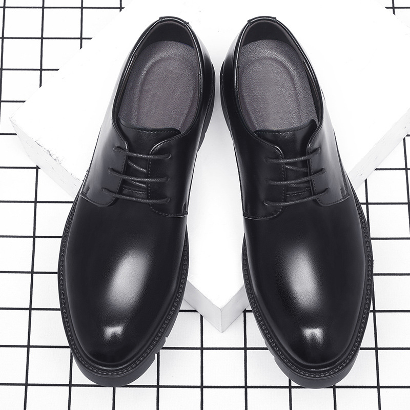 Mens Black Leather Lace Up Dre - Men Formal Wear Dress recensie en prijs