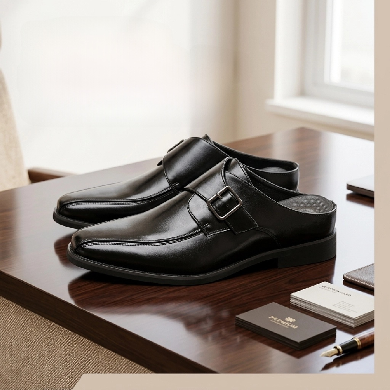 Summer Men Flat Leather Loafer - Formal Men Office Wear Sandals recensie en prijs