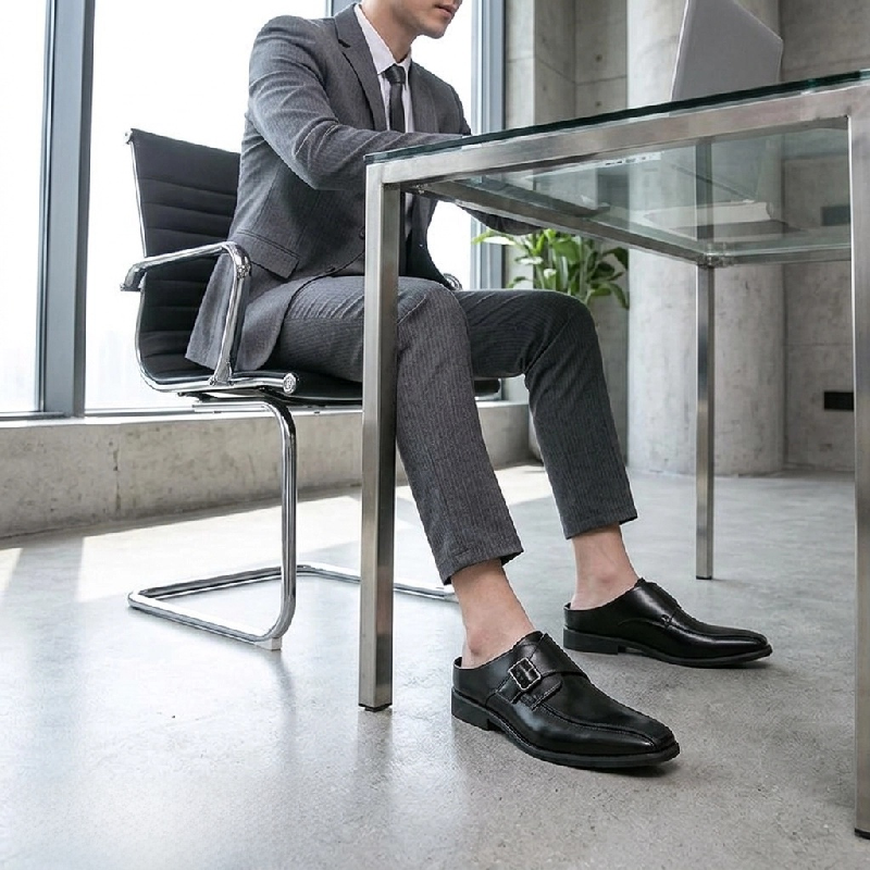 Summer Men Flat Leather Loafer - Formal Men Office Wear Sandals recensie en prijs