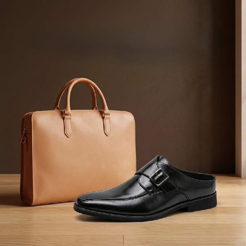Summer Men Flat Leather Loafer - Formal Men Office Wear Sandals recensie en prijs