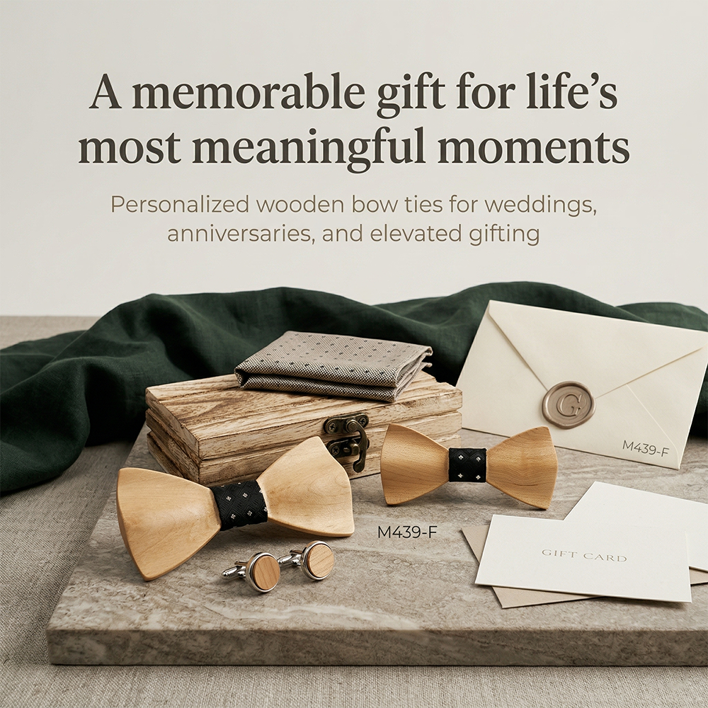 Wooden Bowtie Kit Father and k - Formal Wear For Men Kids recensie en prijs