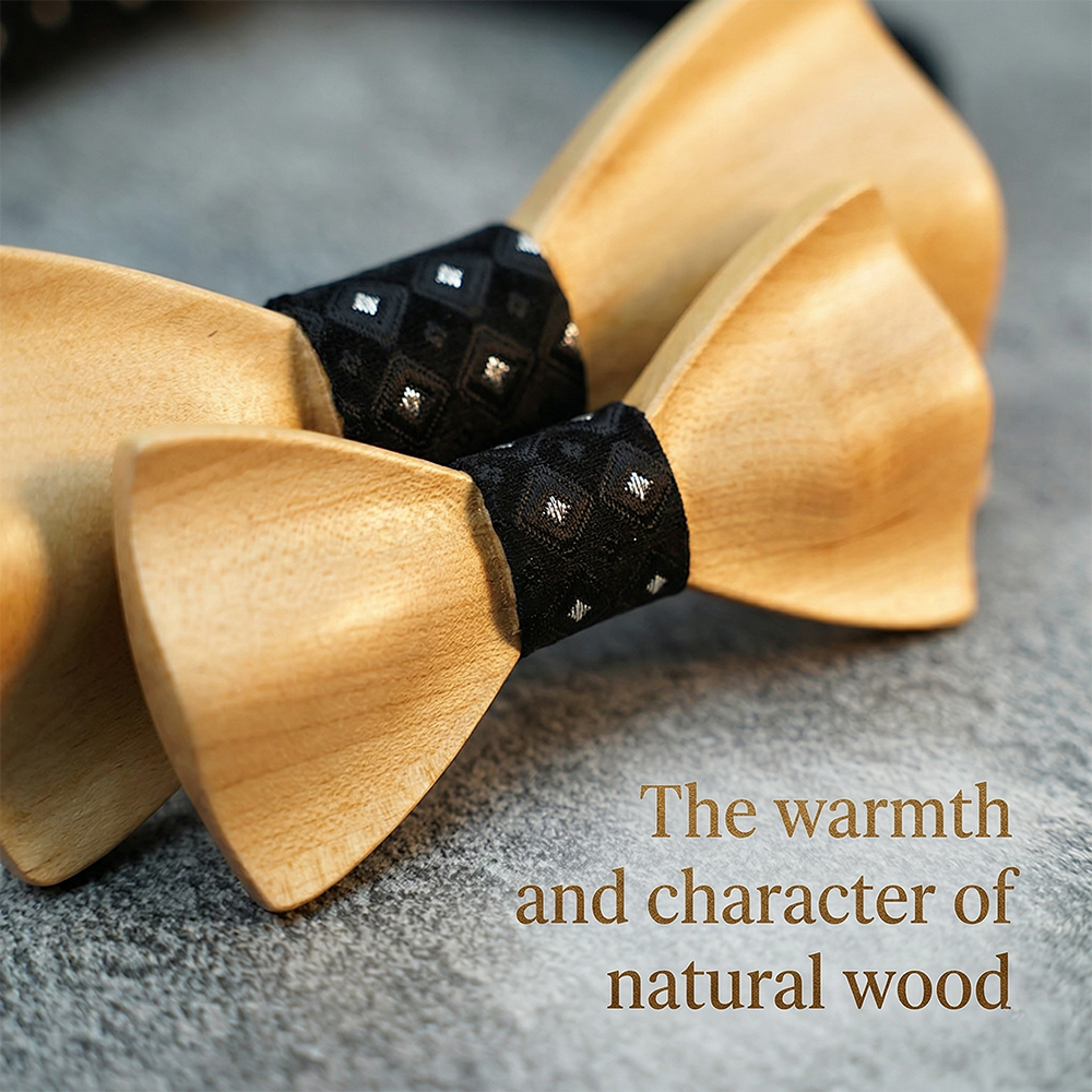 Wooden Bowtie Kit Father and k - Formal Wear For Men Kids recensie en prijs