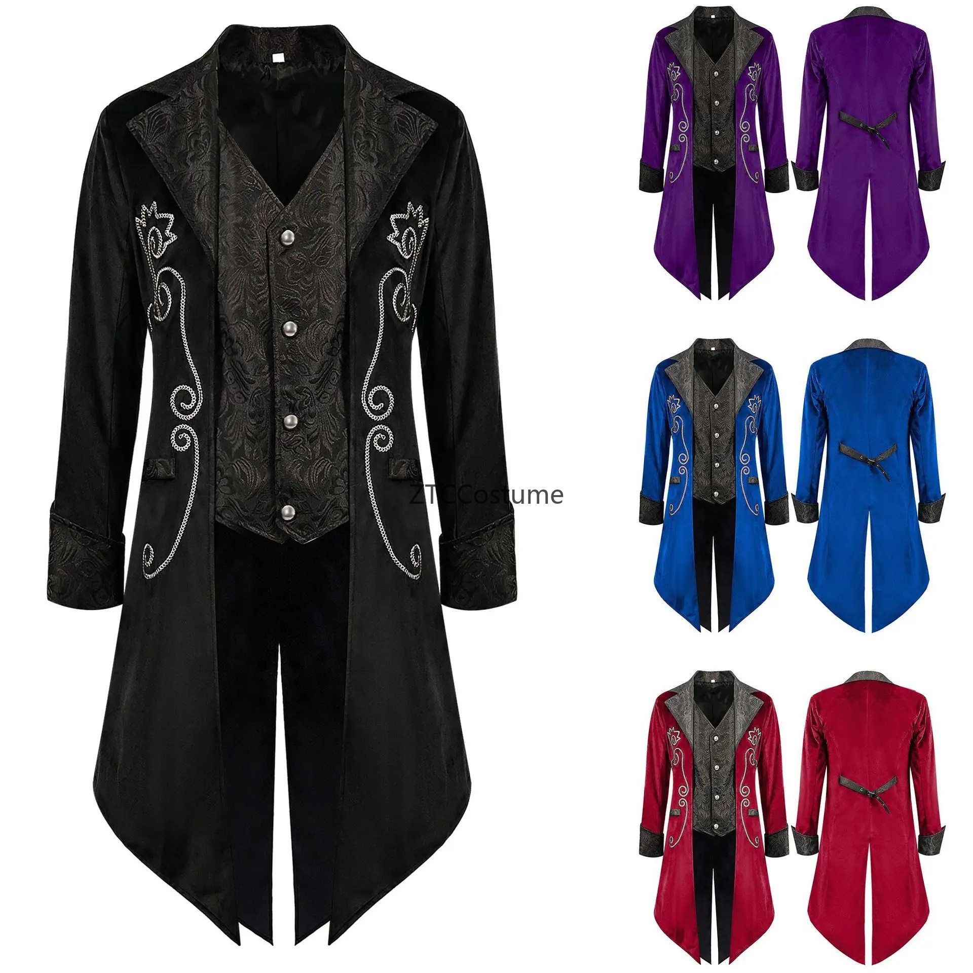 Steampunk Victorian Tailcoat M - Historical Men'S Formal Wear recensie en prijs