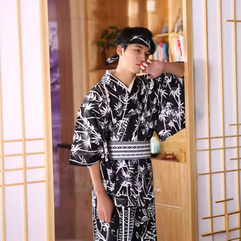 Men's Japanese Bamboo-Pattern  - Traditional Japanese Men'S Formal Wear recensie en prijs