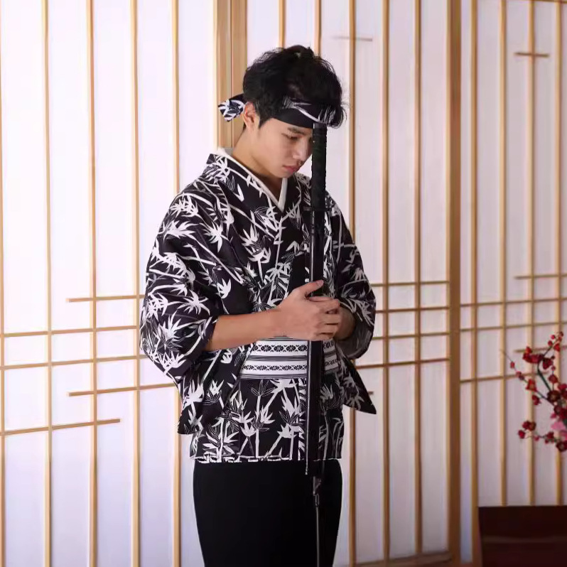 Men's Japanese Bamboo-Pattern  - Traditional Japanese Men'S Formal Wear recensie en prijs