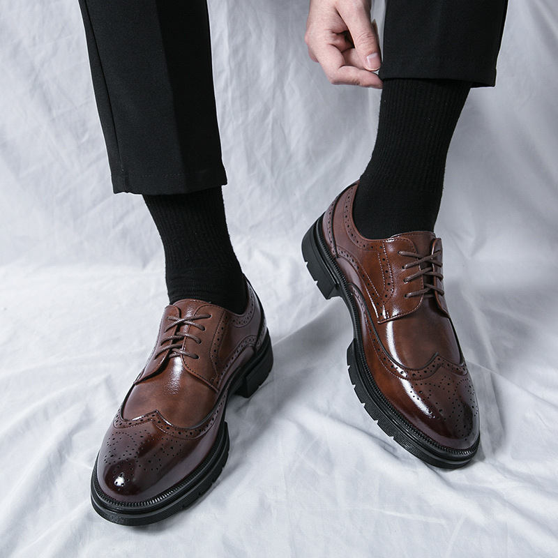 Men Brogue 5/8/10CM Platform H - Men Formal Wear Dress recensie en prijs