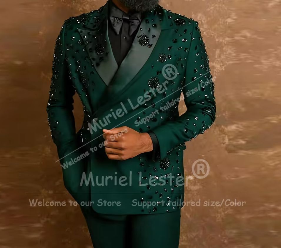 Exclusive Diamond Beaded Suit  - Men'S Formal Wear Attire recensie en prijs